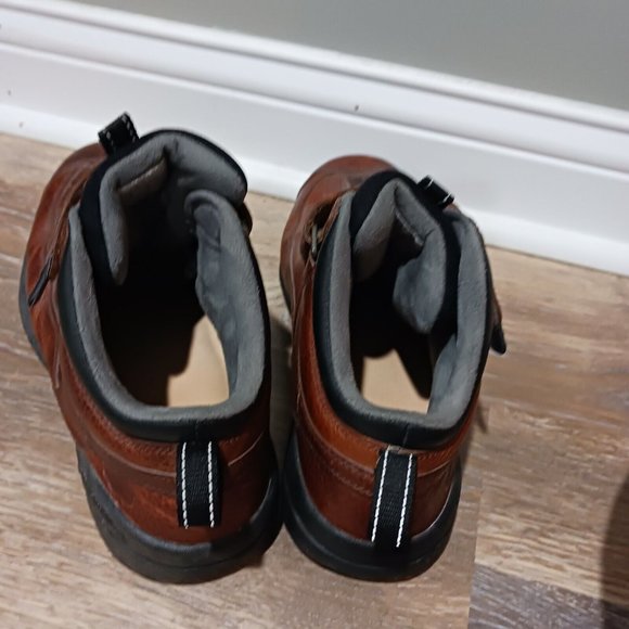 Dr Comfort Ranger Brown Leather Diabetic Ankle Boots 9420 Size 11.5W - Picture 4 of 6